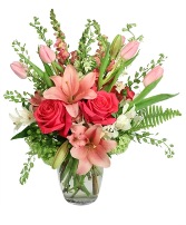 Array of Pinks Floral Arrangement