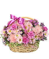 Gentle Dreams Basket Arrangement