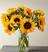 Honey Bee Sunflower Bouquet 