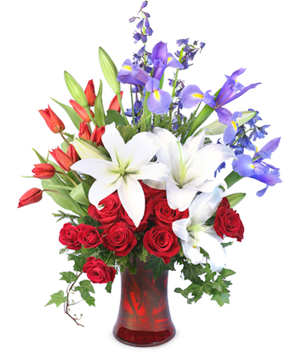Liberty Bouquet Vase Arrangement