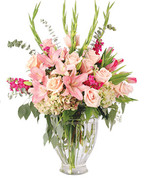 Lilies with Grace Flower Arrangement