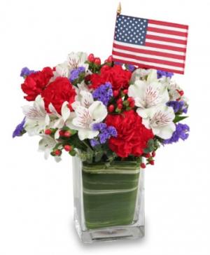 Made In The USA Patriotic Arrangement