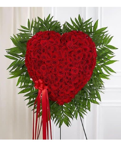 Red Rose Bleeding Heart 