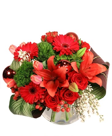Robust Ruby Flower Arrangement in Raleigh, NC | JJ's Flowers
