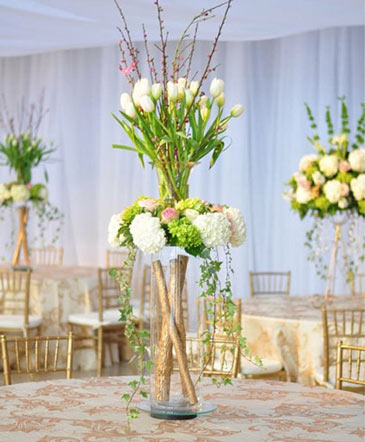 Uniquely Bold Centerpiece in Angier, NC | JJ's Flowers
