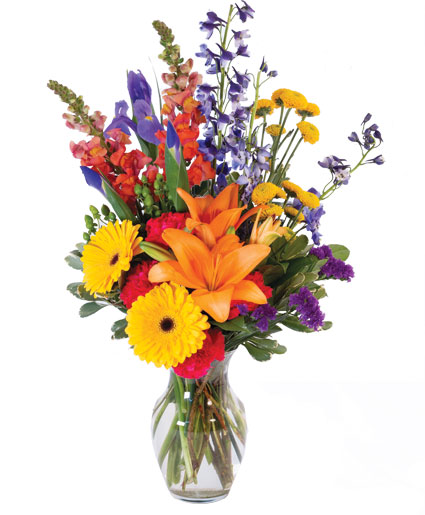 Vibrant Meadow Flower Arrangement